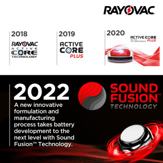 Rayovac Misura 10 80 Batterie per Apparecchi Acustici Blister 8 pile