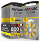 Immagine 1 - Rayovac Extra 800 Batterie per Protesi Acustiche Misura 10 Zinco Aria Tecnologia Sound Fusion - 100 Blister da 8