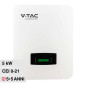 V-Tac VT-6607105 Inverter Fotovoltaico Monofase Ibrido On-Grid / Off-Grid 5kW IP65 Certificato CEI 0-21 - SKU 11819