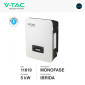 Immagine 2 - V-Tac VT-6607105 Inverter Fotovoltaico Monofase Ibrido On-Grid / Off-Grid 5kW IP65 Certificato CEI 0-21 - SKU 11819