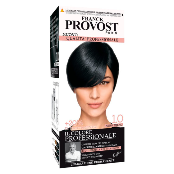 Franck Provost Tinta Capelli Riutilizzabile Colore 1.0 Nero Ebano Franck Provost Tinta Capelli Riutilizzabile Colore 1.0 Nero Ebano