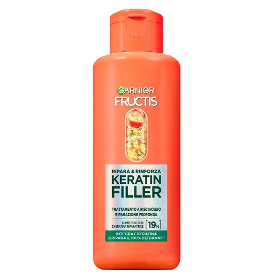 Garnier Fructis Keratin Filler Trattamento Ripara e Rinforza Capelli Danneggiati Garnier Fructis Keratin Filler Trattamento Ripara e Rinforza Capelli Danneggiati