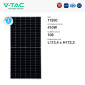 Immagine 2 - V-Tac Kit 4,92kW 12 Pannelli Solari Fotovoltaici 410W + Inverter + Batteria LiFePO4 Garanzia 10 Anni - SKU 11550 + 11547 + 11539
