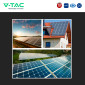 Immagine 10 - V-Tac Kit 6,30kW 14 Pannelli Solari Fotovoltaici 450W + Inverter + Batteria LiFePO4 Garanzia 10 Anni - SKU 11554 + 11529 + 11539