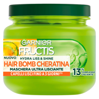 Garnier Fructis Hair Bomb Cheratina Maschera Ultra Lisciante per Capelli...