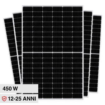 V-Tac Kit Pannelli Solari Fotovoltaici 450W Monocristallini IP68 - SKU 11860...
