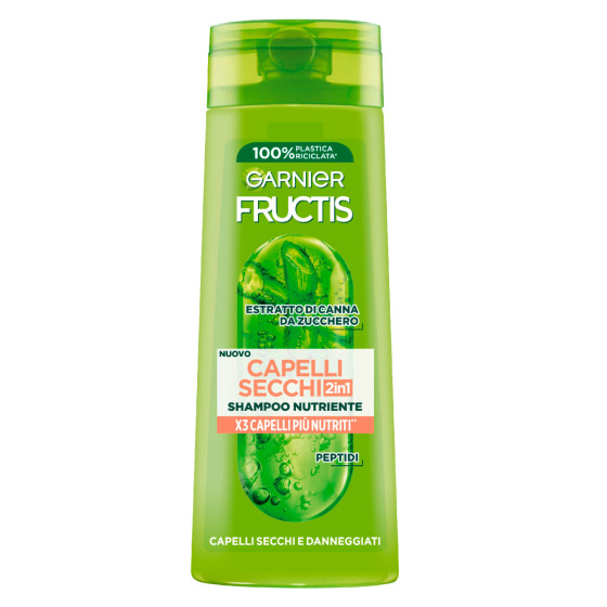 Garnier Fructis Capelli Secchi 2in1 Shampoo Nutriente 250ml Garnier Fructis Capelli Secchi 2in1 Shampoo Nutriente 250ml