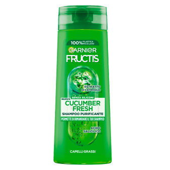 Garnier Fructis Cucumber Fresh Shampoo Purificante Capelli Grassi con...