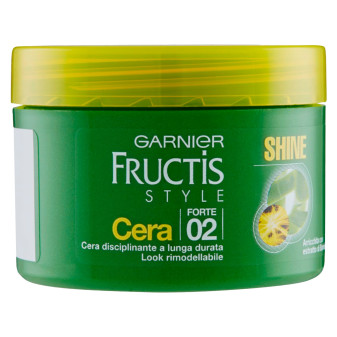 Garnier Fructis Style Shine Cera Disciplinante a Lunga Durata con Estratto di...