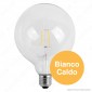Immagine 2 - Marino Cristal Serie ECO Lampadina LED E27 3W Globo G125 Filament