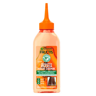 Garnier Fructis Hair Drink Papaya Balsamo Lamellare Riparatrice Capelli...