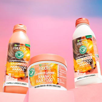 Hair Food Ananas Maschera Triplo Uso Capelli Lunghi Garnier Fructis