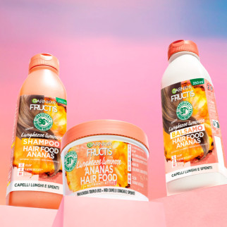 Hair Food Ananas Maschera Triplo Uso Capelli Lunghi Garnier Fructis