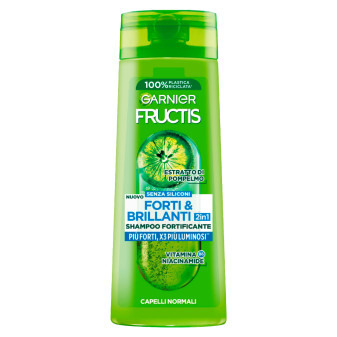 Garnier Fructis Forti e Brillanti 2in1 Shampoo Fortificante Capelli Normali...