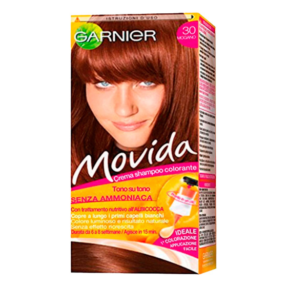 Garnier Movida Tinta Capelli Semi Permanente 30 Mogano Garnier Movida Tinta Capelli Semi Permanente 30 Mogano