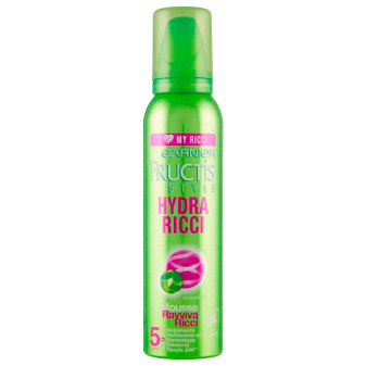 Garnier Fructis Hydra Ricci Mousse Ravviva Ricci con Estratto di Bambù Tenuta...