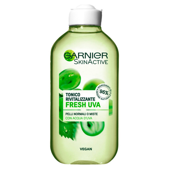 Garnier SkinActive Tonico Rivitalizzante Fresh Uva 200ml Garnier SkinActive Tonico Rivitalizzante Fresh Uva 200ml
