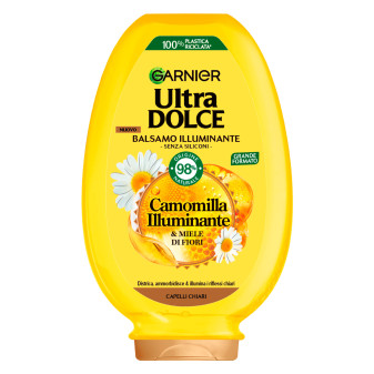 Garnier Ultra Dolce Balsamo Camomilla Illuminante per Capelli Chiari con...