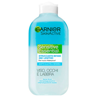 Garnier SkinActive Sensitive Essential Struccante Bifase 2in1 Lenitivo Viso...