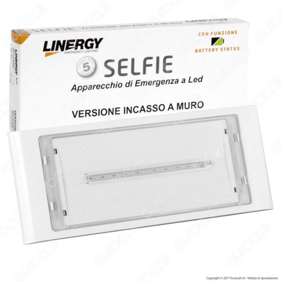 Linergy Selfie SI11N20EBI 8W Lampada d'Emergenza Anti Black Out 10 Linergy Selfie SI11N20EBI 8W Lampada d'Emergenza Anti Black Out 10