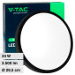 Immagine 1 - V-Tac VT-8624 Plafoniera LED Rotonda 24W SMD IP44 Colore Nero - SKU 76361 / 76371 / 76381