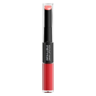 L'Oréal Paris Infaillible 24H Lipstick Rossetto Liquido 2in1 Lunga Tenuta con...