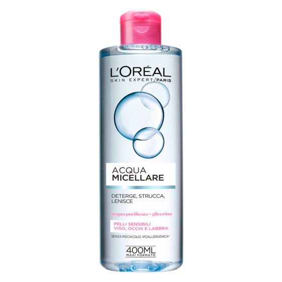 Acqua Micellare Pelli Sensibili 400ml L'Oréal Paris Acqua Micellare Pelli Sensibili 400ml L'Oréal Paris