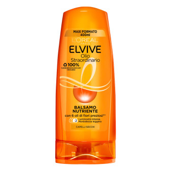 L'Oréal Paris Elvive Olio Straordinario Balsamo Nutriente per Capelli Secchi...