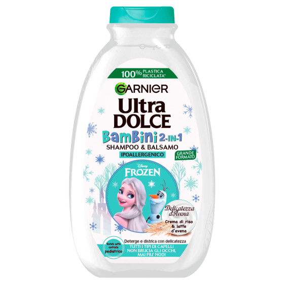 Garnier Ultra Dolce Frozen Shampoo e Balsamo 2in1 per Bambini 400ml Garnier Ultra Dolce Frozen Shampoo e Balsamo 2in1 per Bambini 400ml
