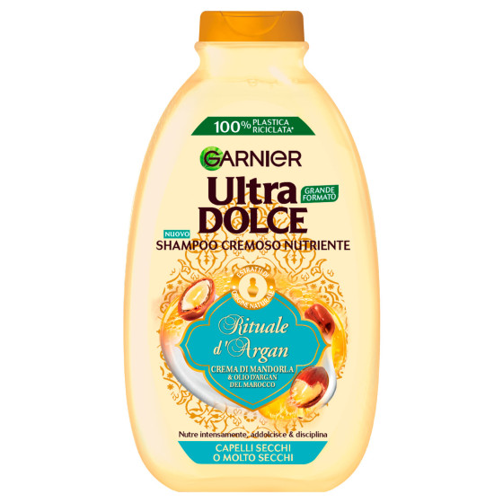 Garnier Ultra Dolce Shampoo Cremoso Nutriente Rituale d'Argan 400ml Garnier Ultra Dolce Shampoo Cremoso Nutriente Rituale d'Argan 400ml