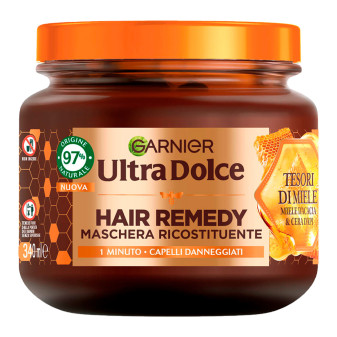 Garnier Ultra Dolce Hair Remedy Maschera Ricostituente Tesori di Miele per...