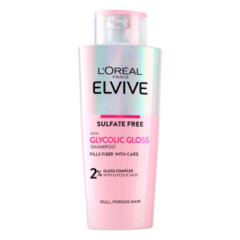 L'Oréal Paris Elvive Glycolic Gloss Shampoo con Acido Glicolico per Capelli...