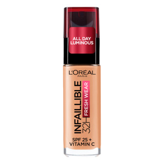 L'Oréal Paris Infaillible 32H Fresh Wear SPF 25 Fondotinta Liquido Waterproof...