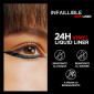 Immagine 4 - L'Oréal Paris Infaillible Grip 24H Vinyl Liquid Liner Eyeliner Waterproof a Lunga Tenuta Colore Vinyl Black