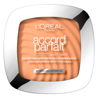 L'Oréal Paris Accord Parfait Cipria Uniformante Effetto Naturale con Acido...
