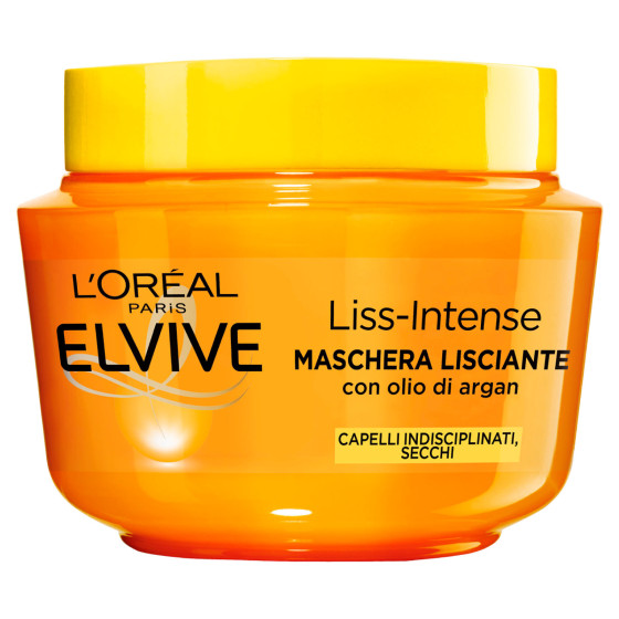 Maschera Elvive Liss Intense Capelli Secchi 300ml L'Oréal Paris Maschera Elvive Liss Intense Capelli Secchi 300ml L'Oréal Paris