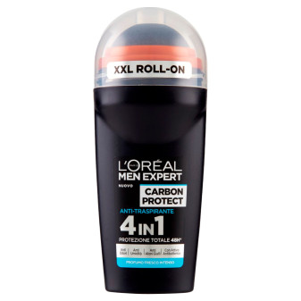 L'Oréal Paris Men Expert Carbon Protect Deodorante Roll-On Anti-Traspirante...