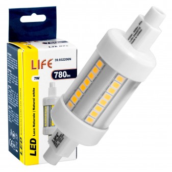 Life Lampadina LED R7s L78 7W Bulb Tubolare - mod. 39.932206C /