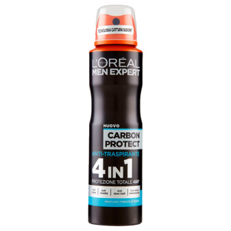 L'Oréal Paris Men Expert Carbon Protect Deodorante Spray Anti-Traspirante...