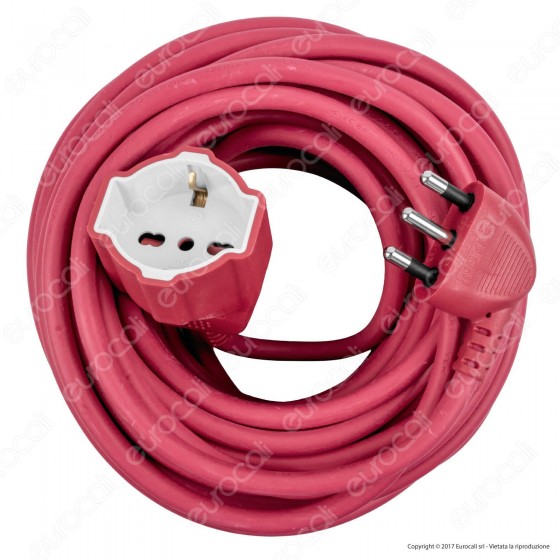 Velamp Cavo Prolunga Spina Italiana 16A Presa Multistandard 20 metri Velamp Cavo Prolunga Spina Italiana 16A Presa Multistandard 20 metri