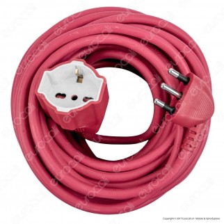 Velamp Cavo Prolunga Spina Italiana 16A Presa Multistandard 20 metri