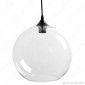 V-TAC VT-7302 Lampadario in Vetro Trasparente con Portalampada per Lampadine E27 - SKU 3865 [TERMINATO]