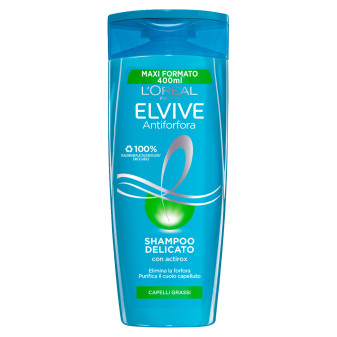 L'Oréal Paris Elvive Antiforfora Shampoo Delicato Purificante con Actirox ed...