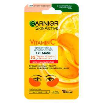 Garnier SkinActive Vitamin C Maschera Contorno Occhi in Tessuto Illuminante...