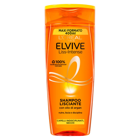 L'Oréal Paris Elvive Liss-Intense Shampoo Lisciante per Capelli Secchi L'Oréal Paris Elvive Liss-Intense Shampoo Lisciante per Capelli Secchi
