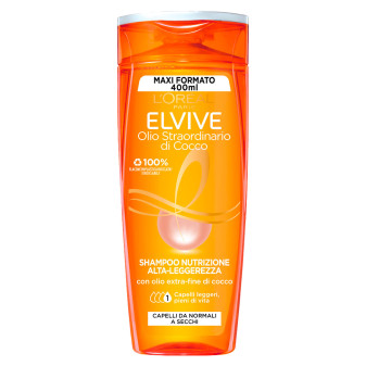 L'Oréal Paris Elvive Olio Straordinario Cocco Shampoo Alta-Leggerezza