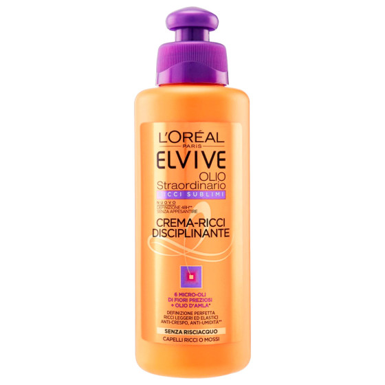 Crema Disciplinante Ricci Elvive Olio Straordinario L'Oréal Paris Crema Disciplinante Ricci Elvive Olio Straordinario L'Oréal Paris