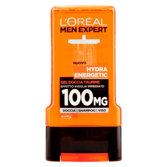 L'Oréal Paris Men Expert Hydra Energetic Gel Doccia Taurina 3in1 Corpo Viso e...