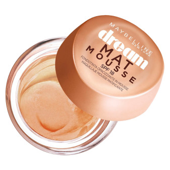 Maybelline New York Dream Mat Mousse SPF 18 Fondotinta Opacizzante Colore 40 Fawn