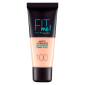 Immagine 1 - Maybelline New York Fit Me Matte & Poreless Fondotinta Liquido Opacizzante Pelli da Normali a Grasse Colore 100 Warm Ivory